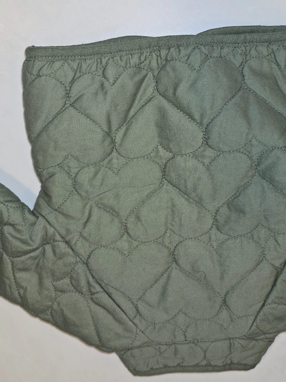 Old Navy Quilted Olive Green Baby Jacket